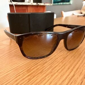 Prada tortoise shell Wayfarer Sunglasses